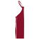 Delantal con peto JN1882. Color red.
