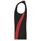 Camiseta deportiva sin mangas hombre JN305. Color black/red.