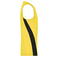 Camiseta deportiva sin mangas hombre JN305. Color yellow/black.