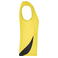 Camiseta deportiva sin mangas mujer JN315. Color yellow/black.