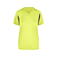 Camiseta deportiva contrastada mujer JN316. Color fluoyellow/black.