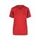 Camiseta deportiva contrastada mujer JN316. Color red/black.