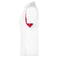 Camiseta deportiva contrastada mujer JN316. Color white/red.