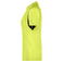 Camiseta deportiva contrastada mujer JN316. Color fluoyellow/black.