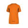 Camiseta deportiva contrastada mujer JN316. Color orange/black.