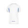 Camiseta deportiva contrastada mujer JN316. Color white/royal.