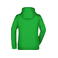 Sudadera con capucha y cremallera mujer JN354. Color fern/green.