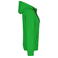 Sudadera con capucha y cremallera mujer JN354. Color fern/green.