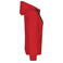 Sudadera con capucha y cremallera mujer JN354. Color red/carbon.