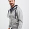 Sudadera con capucha y cremallera hombre JN355. .