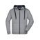 Sudadera con capucha y cremallera hombre JN355. Color sports/grey/navy.