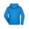 Sudadera con capucha y cremallera hombre JN355. Color azur/navy.