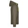 Sudadera con capucha y cremallera hombre JN355. Color olive/lime/green.