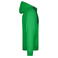 Sudadera con capucha y cremallera hombre JN355. Color fern/green.