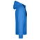 Sudadera con capucha y cremallera hombre JN355. Color azur/navy.