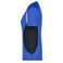 Camiseta de running mujer JN390. Color royal/black.