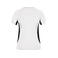Camiseta de running mujer JN390. Color white/black.