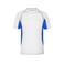 Camiseta de running hombre JN391. Color white/royal.