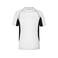 Camiseta de running hombre JN391. Color white/black.