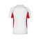 Camiseta de running hombre JN391. Color white/red.