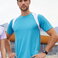 Camiseta deportiva contrastada unisex JN397. .