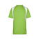 Camiseta deportiva contrastada unisex JN397. Color lime/green/white.