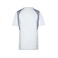 Camiseta deportiva contrastada unisex JN397. Color white/silver.