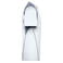 Camiseta deportiva contrastada unisex JN397. Color white/silver.