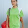 Camiseta deportiva contrastada niño Jn397k. .