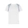 Camiseta deportiva contrastada niño Jn397k. Color white/silver.