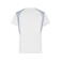 Camiseta deportiva contrastada niño Jn397k. Color white/silver.