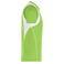 Camiseta deportiva contrastada niño Jn397k. Color lime/green/white.