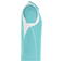 Camiseta deportiva contrastada niño Jn397k. Color mint/white.
