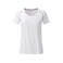 Camiseta de running mujer JN495. Color white/silver.