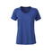 Camiseta de running mujer JN495. Color blue/melange/navy.