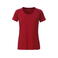 Camiseta de running mujer JN495. Color red/black.