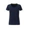 Camiseta de running mujer JN495. Color navy/bright/yellow.