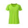 Camiseta de running mujer JN495. Color bright/green/black.