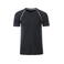 Camiseta de running hombre JN496. Color black/white.
