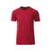 Camiseta de running hombre JN496. Color red/melange.