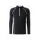 Camiseta de running manga larga hombre JN498. Color black/white.