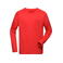 Camiseta técnica manga larga reciclada hombre JN522. Color bright/red.
