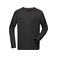Camiseta técnica manga larga reciclada hombre JN522. Color black.