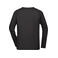 Camiseta técnica manga larga reciclada hombre JN522. Color black.