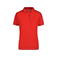 Polo cuello con rayas mujer JN568. Color red/white.