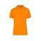 Polo cuello con rayas mujer JN568. Color orange/white.