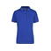 Polo cuello con rayas mujer JN568. Color royal/white.