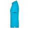 Polo cuello con rayas mujer JN568. Color aqua/white.