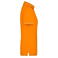 Polo cuello con rayas mujer JN568. Color orange/white.