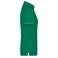 Polo cuello con rayas mujer JN568. Color irish/green/white.